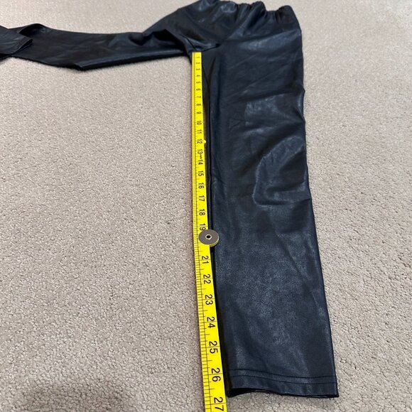 Aritzia Wilfred Free Daria Pant High Waist UnReal Leather Leggings Black Boho XS - Picture 9 of 12